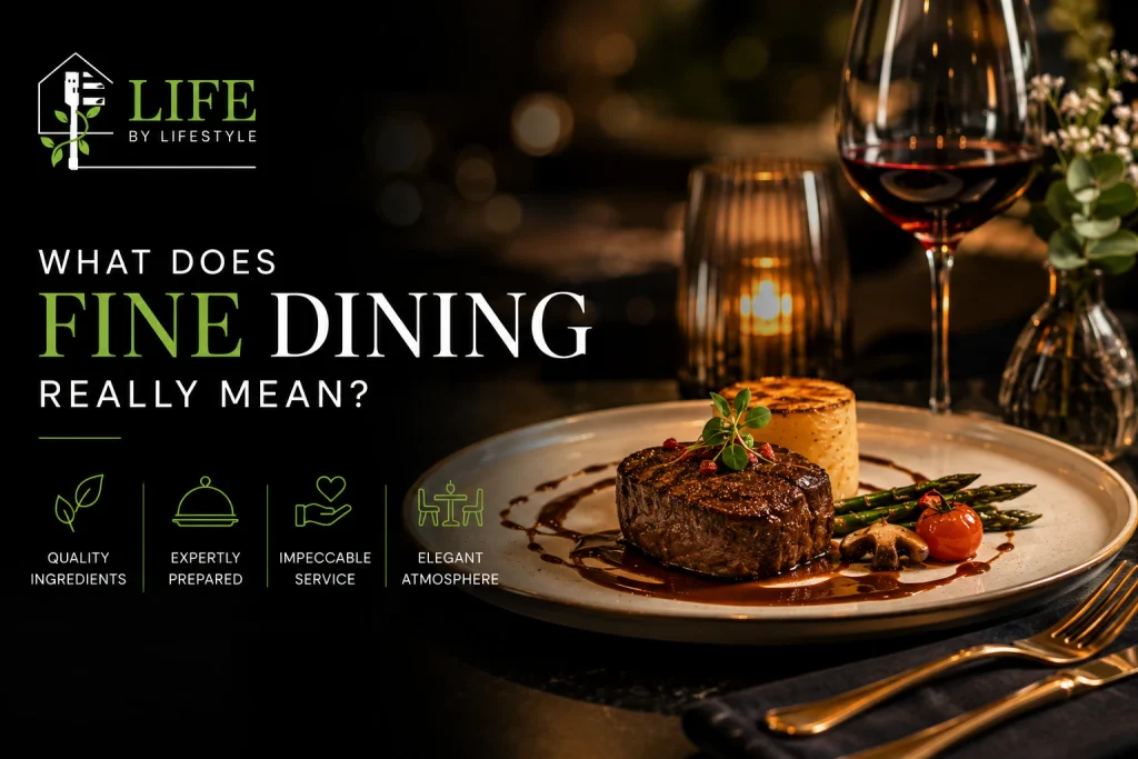 Fine Dining Really Mean